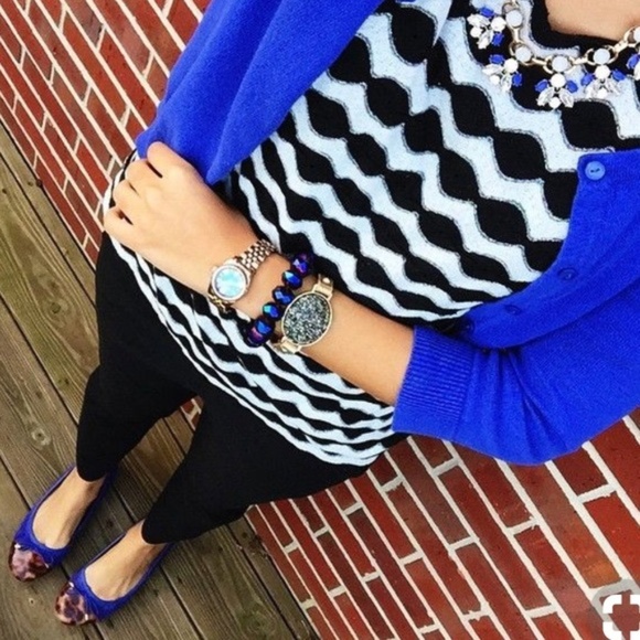 J. Crew Sweaters - J. CREW Jackie Cardigan Sweater Royal Blue {A51}